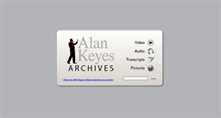 Desktop Screenshot of keyesarchives.com